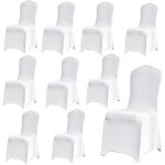 Lot de 10 housse de chaise blanche mariage universelles couverture de chaise pour maison hôtel restaurant ... Lot de 10 housse de chaise blanche mariage universelles couverture de chaise pour maison hôtel restaurant ...