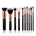 Lot de 10�pinceaux de maquillage jessup - pour fond de teint eyeliner anti - cerne tampon - fabrication ...