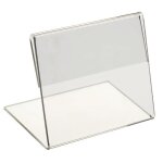 Lot de 10 portes - étiquettes en plexiglass transparent Lot de 10 portes - étiquettes en plexiglass transparent