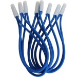 Lot de 10 tendeurs sandows cabiclic avec embout basculant - bleu - linxor