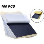 Lot de 100 feuilles de transfert thermique pour tatouages compatibles avec les imprimantes (21cm * 297cm) ... Lot de 100 feuilles de transfert thermique pour tatouages compatibles avec les imprimantes (21cm * 297cm) ...