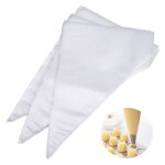 Lot de 100 grandes poches  douille jetables avec 1 douille en acier inoxydablersistantes pour douilles ...