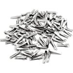 Lot de 100 pinces � cheveux en crocodile barrette de cheveux diy en m�tal 4 cm pour femmes et filles ...