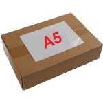 Lot de 100 - pochette a5 porte - documents adh�sives transparente - pochette d?exp�dition neutre sans ...