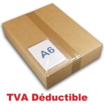 Lot de 100 pochette a6 porte - documents adhsives transparente - pochette d?expdition autocollante ...