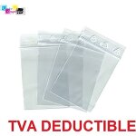 Lot de 100 sachets 40 x 60 mm fermeture zip transparent. sachet fermeture zip 50u sac plastique compatible ...