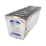Lot 10x disques dur 500go sata 3. 5 western digital blue wd5000aakx - 60u6aa0 25mm 7200rpm 16mo