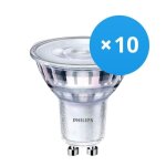 Lot 10x philips corepro ledspot gu10 par16 4w 345lm 36d - 827 blanc très chaud dimmable - Équivalent ... Lot 10x philips corepro ledspot gu10 par16 4w 345lm 36d - 827 blanc très chaud dimmable - Équivalent ...