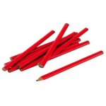 Lot de 12 crayons de menuisier - non spécifié - rouge - longueur 18 cm - graphite - fabrication chine ... Lot de 12 crayons de menuisier - non spécifié - rouge - longueur 18 cm - graphite - fabrication chine ...