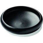 Lot de 12 mini assiettes creuse en gr�s noir - 45cl