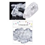 Lot de 12 petites ampoules led blanches pour ballons et lampions