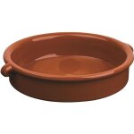 Lot de 12 plats en terre 170 x h55 mm. 57cl