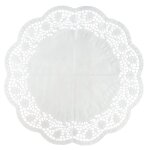 Lot de 15 napperons papier ronds pour tartes et gteaux zenker