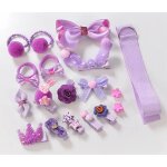 Lot de 18 barrettes pinces � cheveux d�coratives pour s�ance photo r�ussie de votre enfant ( violet ) ...