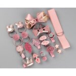 Lot de 18 pinces  cheveux barrettes dcoratives pour sance photo russie de votre enfant ( rose )