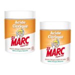 Lot de 2 acides citrique nettoyant multi - usage 100% d origine naturelle 500 g