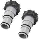 Lot de 2 adaptateurs a kalitec pour piscine i 38 mm et 32 mm sur filetage intérieur 51 cm i douille de ... Lot de 2 adaptateurs a kalitec pour piscine i 38 mm et 32 mm sur filetage intérieur 51 cm i douille de ...