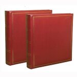 Lot de 2 albums photo super jumbo xl traditionnel - bordeaux Lot de 2 albums photo super jumbo xl traditionnel - bordeaux