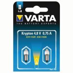 Lot de 2 ampoules pour lampe de poche krypton 792 - 48 v - 075 a Lot de 2 ampoules pour lampe de poche krypton 792 - 48 v - 075 a