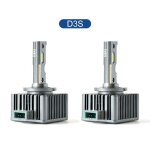 Lot de 2 ampoules de phares d3s led 12500lm 6000k 110w projecteur � haute luminosit� de voiture blanc ...