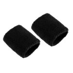 Lot de 2 bandeau serre - poignets bracelet bande sudation �ponge protection pour tennis sport jogging ...