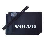 Lot de 2 bavettes volvo 350x300 mm - noires - pour camion et semi - remorque