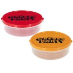 Lot de 2 boîtes de conservation collection crêpe party rouge et jaune Lot de 2 boîtes de conservation collection crêpe party rouge et jaune