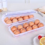 Lot de 2 boite a oeufs anti - choc hermetique bo�te sp�cifique � oeufs prot�ge