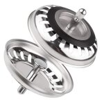 Lot de 2 bouchon evier cuisine inox filtre evier cuisine universel 79. 3mm bouchon de bonde evier antiblocage ...