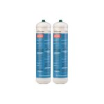 Lot de 2 bouteilles oxyg�ne jetable 110 bar connexion m10 soudure bi - gaz 110 litres kemper