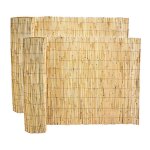 Lot de 2 canisse en bambou cl�ture de jardin couverture de protection - longueur 500 x profondeur 100 ...