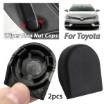 Lot de 2 capuchon couvercle de bras dessuie - glace avant pour toyota yaris corolla auris 8529213010