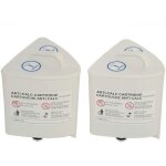 Lot de 2 cartouches anti - calcaire pour centrales vapeur et fers  rservoir tefal - moulinex xd9030e0 ...