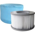 Lot de 2 cartouches filtrantes pour spa gonflable mspa Lot de 2 cartouches filtrantes pour spa gonflable mspa