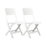 Chaises pliantes - orion91 - bliss - plastique pp - 52x40x82 cm - 2 personnes