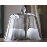 Lot de 2 cloches fromage en verre - 267 x 20 cm