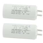Lot de 2 condensateur 2. 5 f pour moteur de volet roulant / store 6nm
