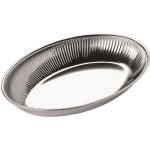 Lot de 2 corbeilles � pain inox 265mm