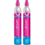 Sodastream lot de 2 cylindres de gaz co2 60l quick connect pour machine � gaz�ifier - 2 x cylindre quick ...