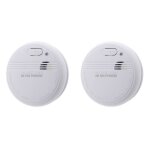 Lot de 2 d�tecteurs de fum�e autonomie 3 ans - pile + accessoires - otio