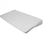 Lot de 2 draps housse 100% coton pour plan incliné - blanc - monsieur bébé Lot de 2 draps housse 100% coton pour plan incliné - blanc - monsieur bébé
