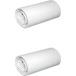 Lot de 2 draps housses jersey blancs bonnet 30 cm 100% coton biologique 80x200 - blanc - terre de nuit ...