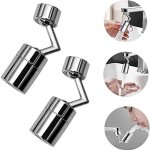 Lot de 2 economiseur d?eau rotatif � 720 � filtre robinet universel anti - �claboussures double joint ...