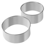 Lot de 2 emporte - pices ronds pour beignets en inox zenker emporte - pices