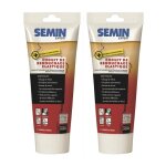 Lot de 2 enduits de rebouchage élastique pour fissures vivantes fibrelastic semin - intérieur - extérieur ... Lot de 2 enduits de rebouchage élastique pour fissures vivantes fibrelastic semin - intérieur - extérieur ...