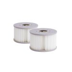 Lot de 2 filtres � cartouches pour spa semi - rigide mspa