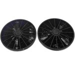 Lot de 2 filtres charbon acm14 145 x 30mm - hotte - candy ariston hotpoint sogelux airlux rosieres beko ...