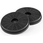 Lot de 2 filtres  charbon actif pour hotte klarstein victoria -  175cm - noir