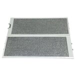 Lot de 2 filtres métal antigraisses pour hotte bosch constructa neff Lot de 2 filtres métal antigraisses pour hotte bosch constructa neff