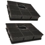 Lot de 2 filtres rectangulaire fat303 type 303 - hotte - ariston hotpoint bauknecht brandt de dietrich ...